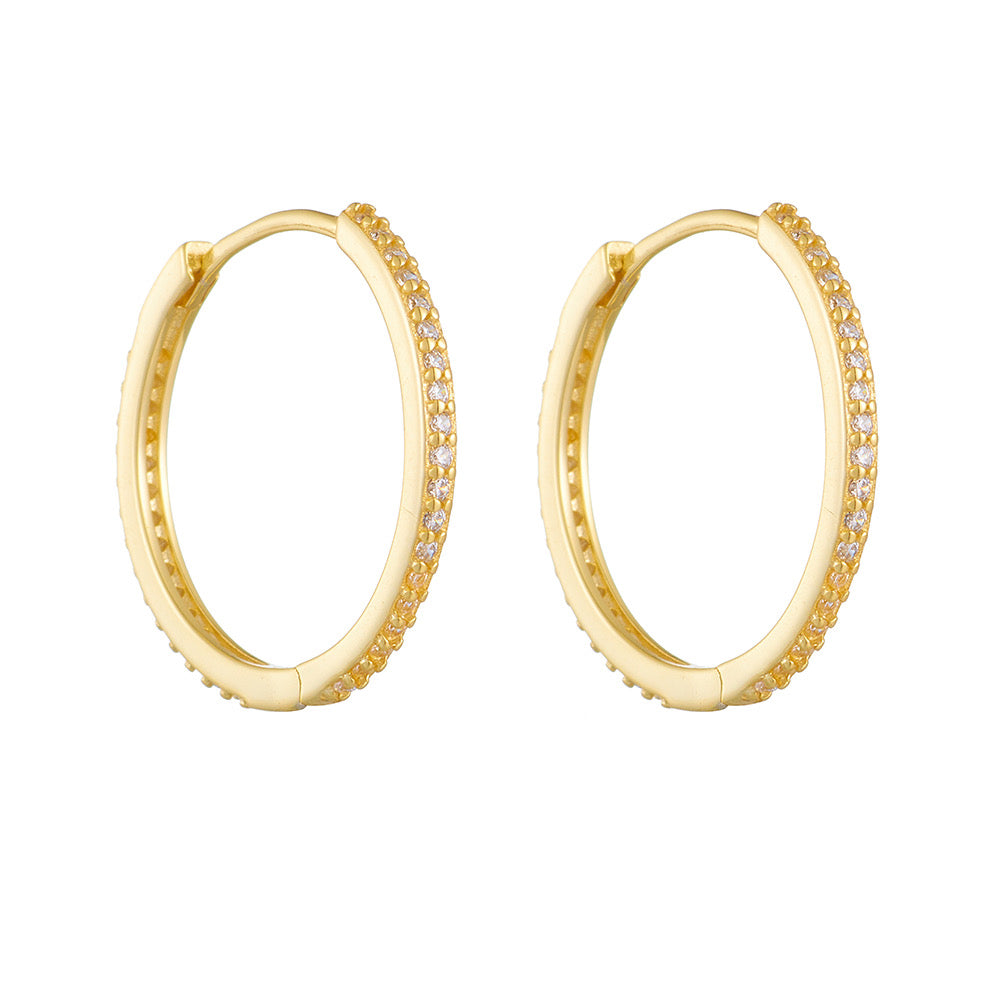 BIG GLITTER HOOPS